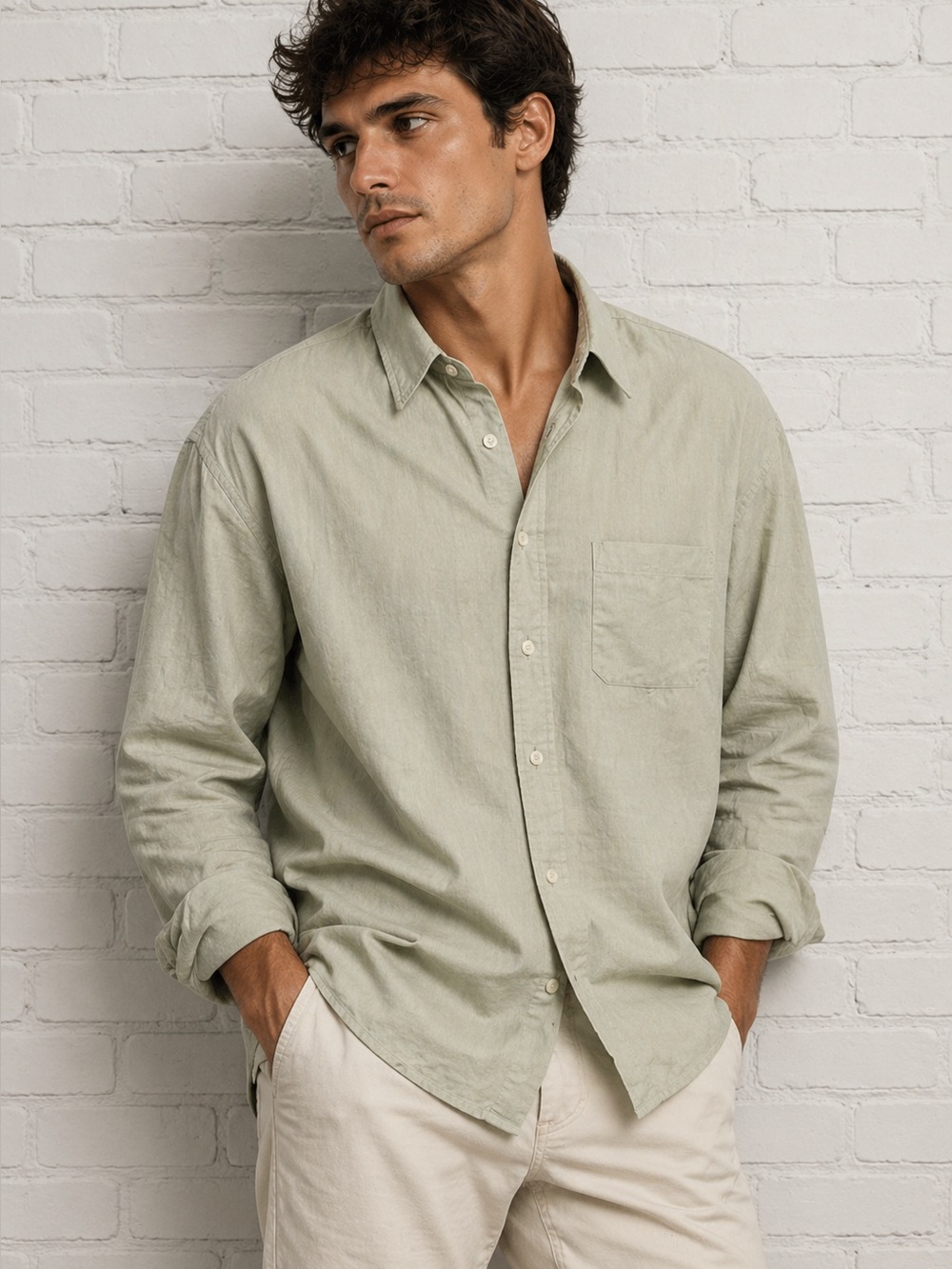Pierre Balmain Men’s Button Front Shirt